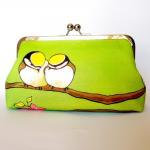 Kisslock Clutch Frame Silk ..