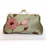 Silk Floral Kisslock Frame..