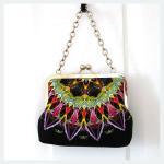 Kisslock Frame Tote Clutch..