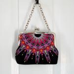 Kisslock Frame Tote Clutch..