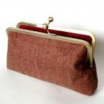 Silk Lined Tweed Frame Kiss..